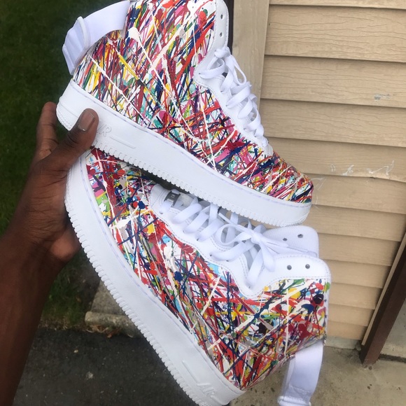 Air Force One High Splatter Custom Splattered